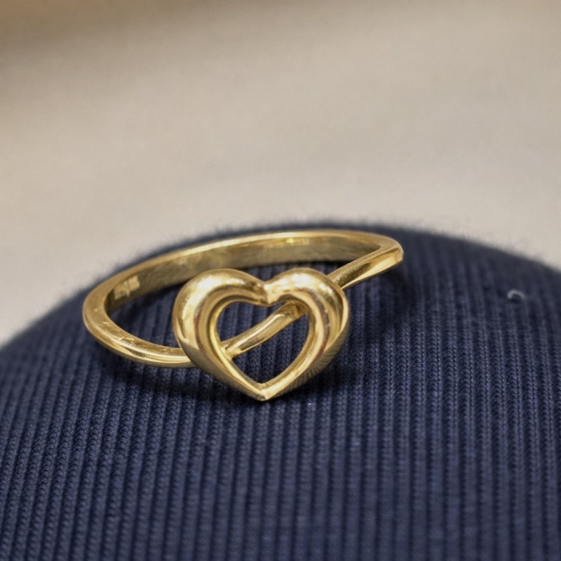 Lâl Cross Kalp Yüzük