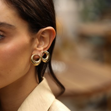 Loopera Altın Küpe