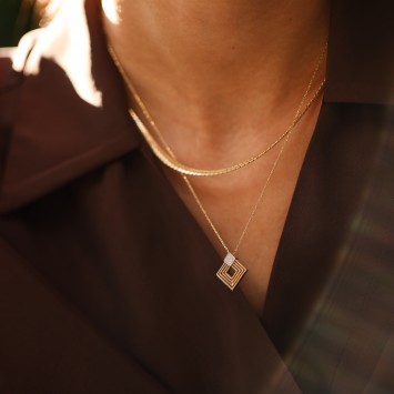 Lumin Sarmal Altın Kolye