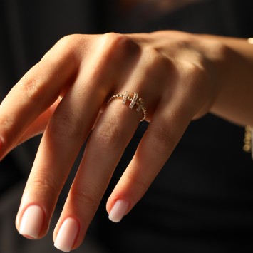   Lâl Triple Aksis Ring