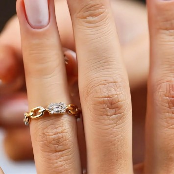 Vista Baget Taşlı Halka Yüzük