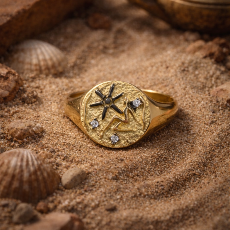 Zefiro İmpera Koleksiyonu Astra Altın Yüzük