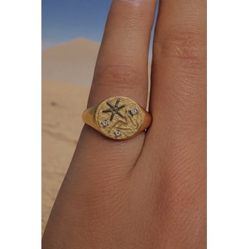 Zefiro İmpera Koleksiyonu Astra Altın Yüzük