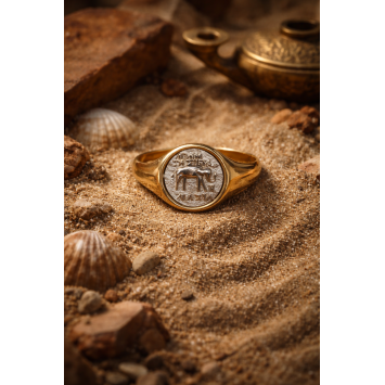 Zefiro İmpera Koleksiyonu Elephas Altın Yüzük