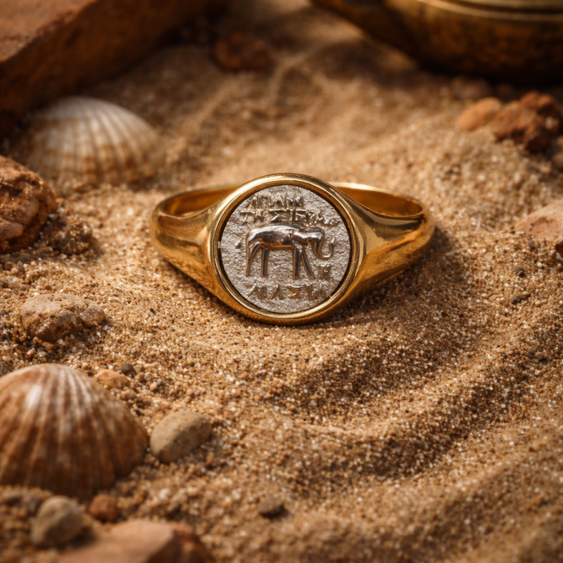 Zefiro İmpera Koleksiyonu Elephas Altın Yüzük