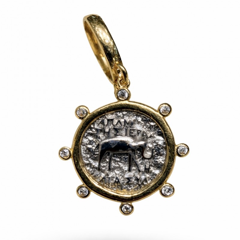 Zefiro İmpera Koleksiyonu Elephas Altın Küpe