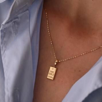 Külçe Altın Kolye