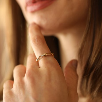 Lumière  Elyra Altın Yüzük