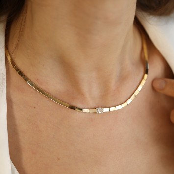 Lumière Helioris Altın Kolye