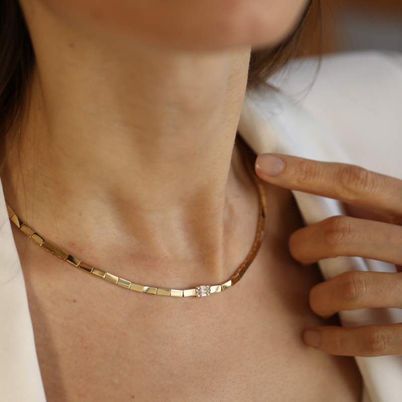 Lumière Helioris Altın Kolye