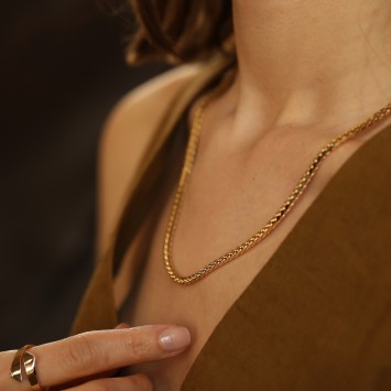 Lumière Tilki Kuyruğu Altın Kolye