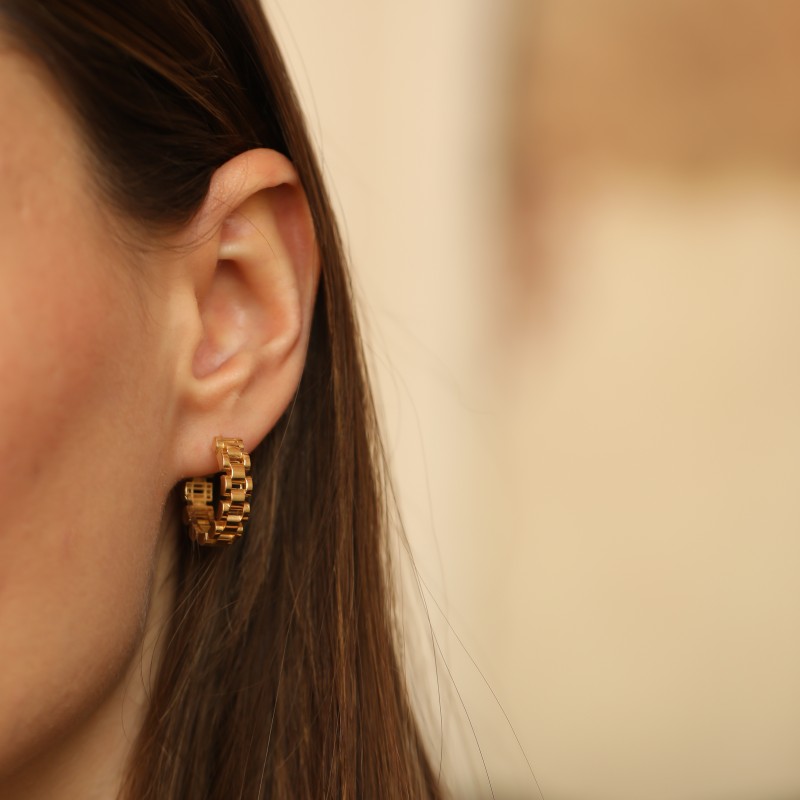 Lumière Royale Altın Küpe