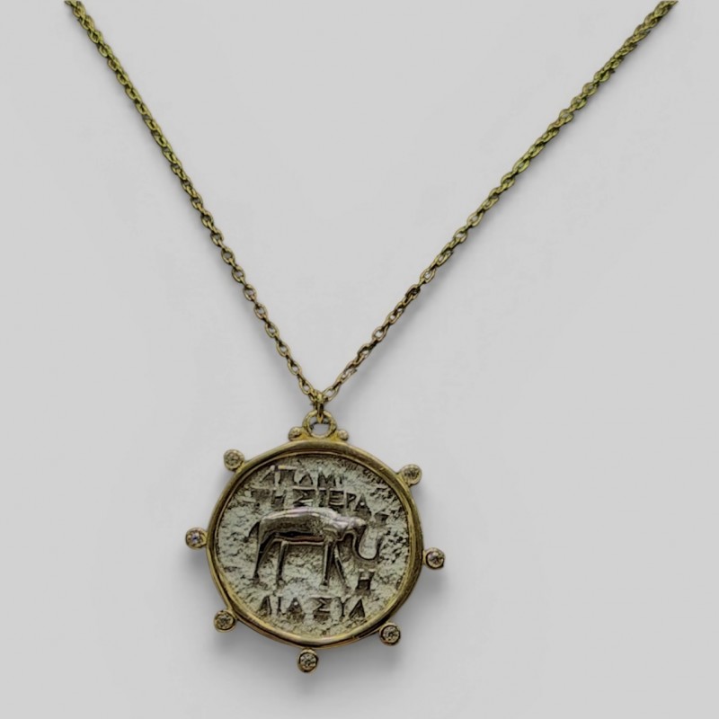 Zefiro İmpera Koleksiyonu Elephas Altın Kolye