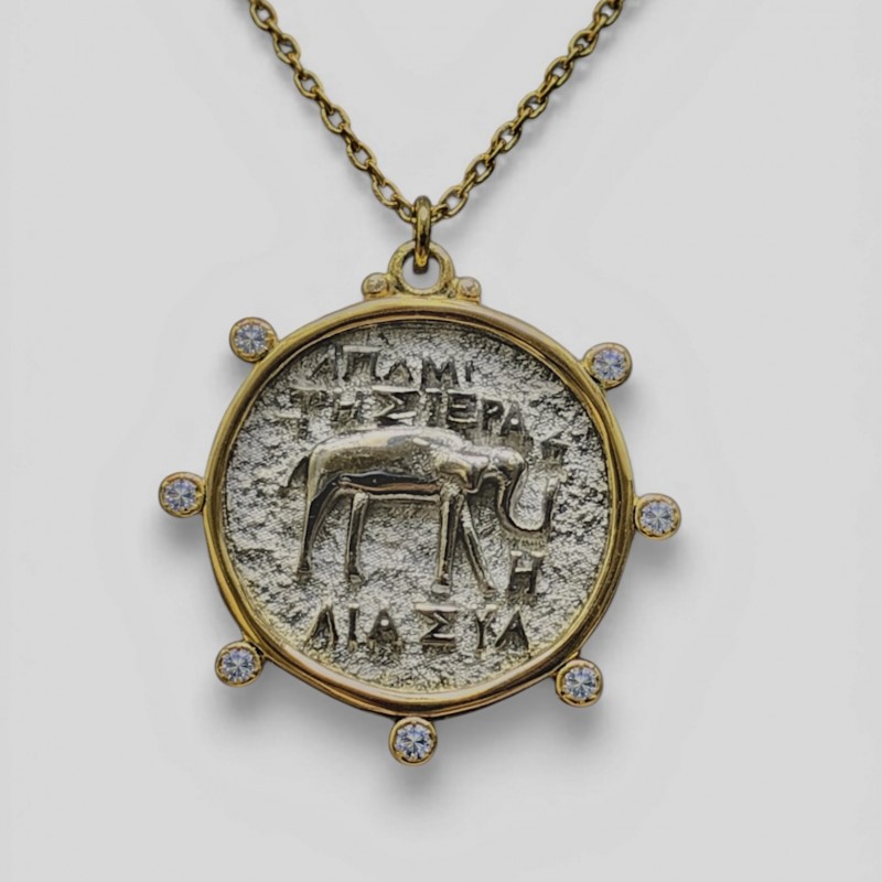 Zefiro İmpera Koleksiyonu Elephas Altın Kolye