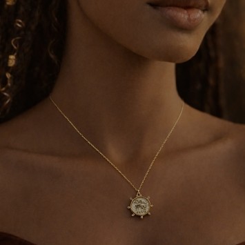 Zefiro İmpera Koleksiyonu Elephas Altın Kolye