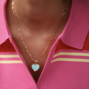  Lâl Azul Altın Kolye