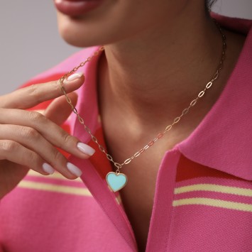  Lâl Azul Altın Kolye