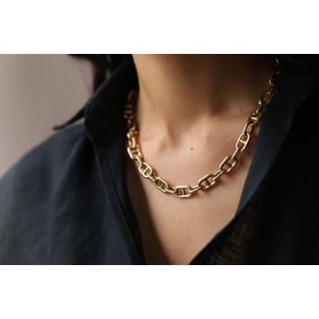 Chain Button Kolye