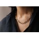 Chain Button Kolye